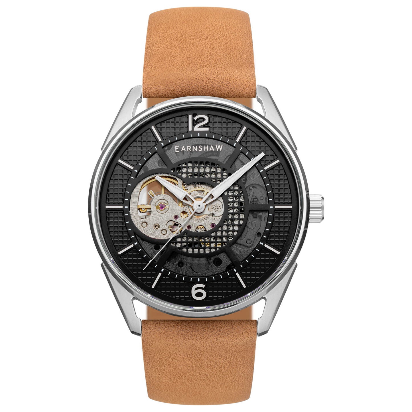 Front view of Thomas Earnshaw Sandy Point Skeleton Men's Automatic Watch ES-8219-01