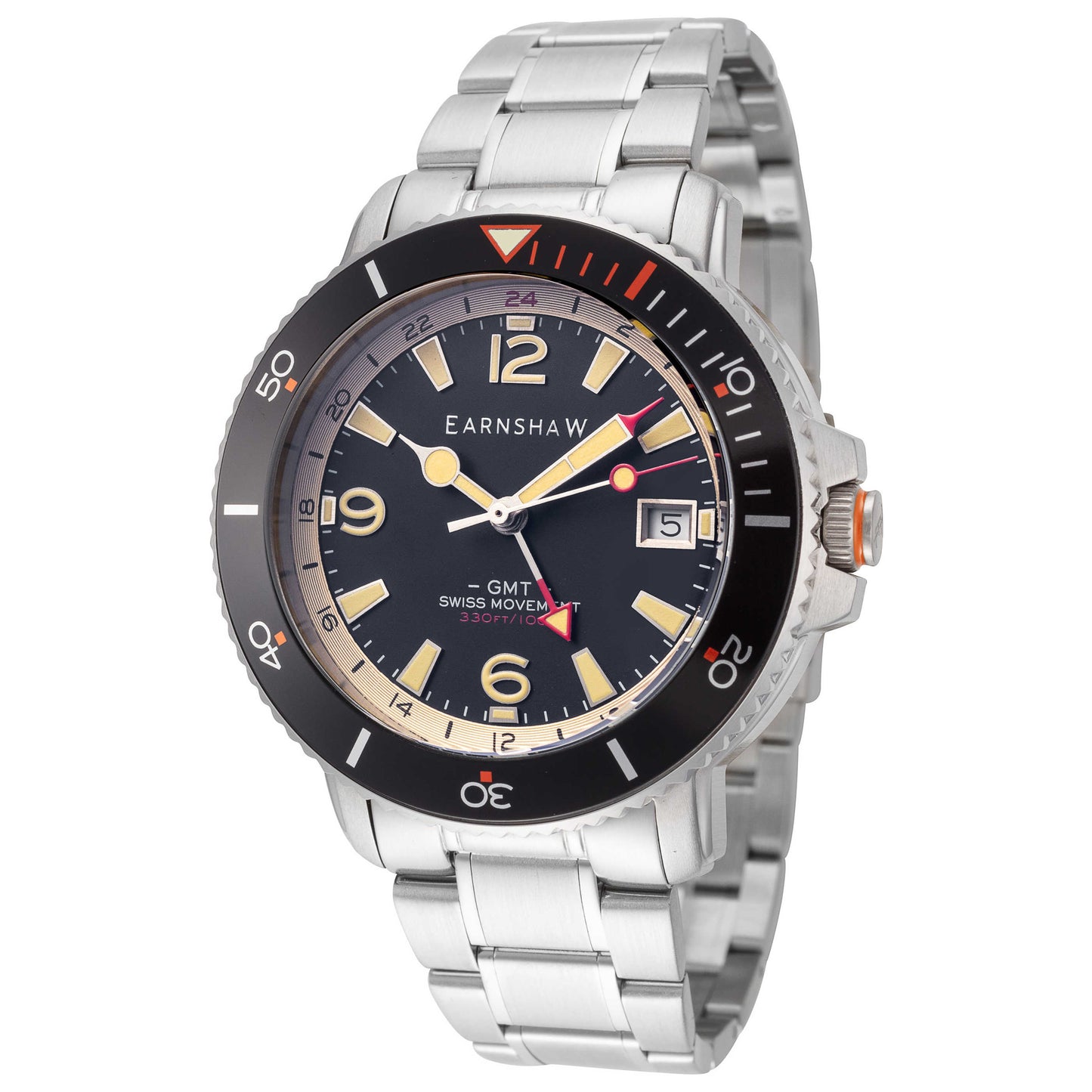Front view of Thomas Earnshaw Admiral Men's Quartz Watch ES-8232-22