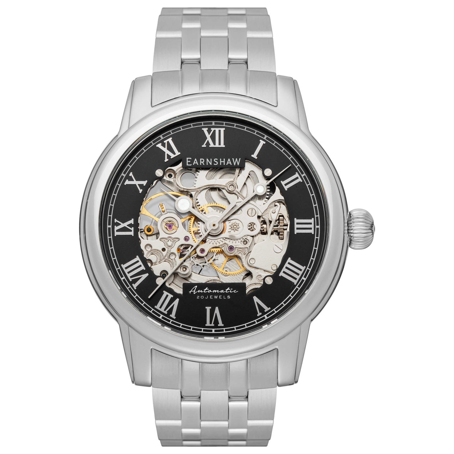 Front view of Thomas Earnshaw Longcase Men's Automatic Watch ES-8233-11