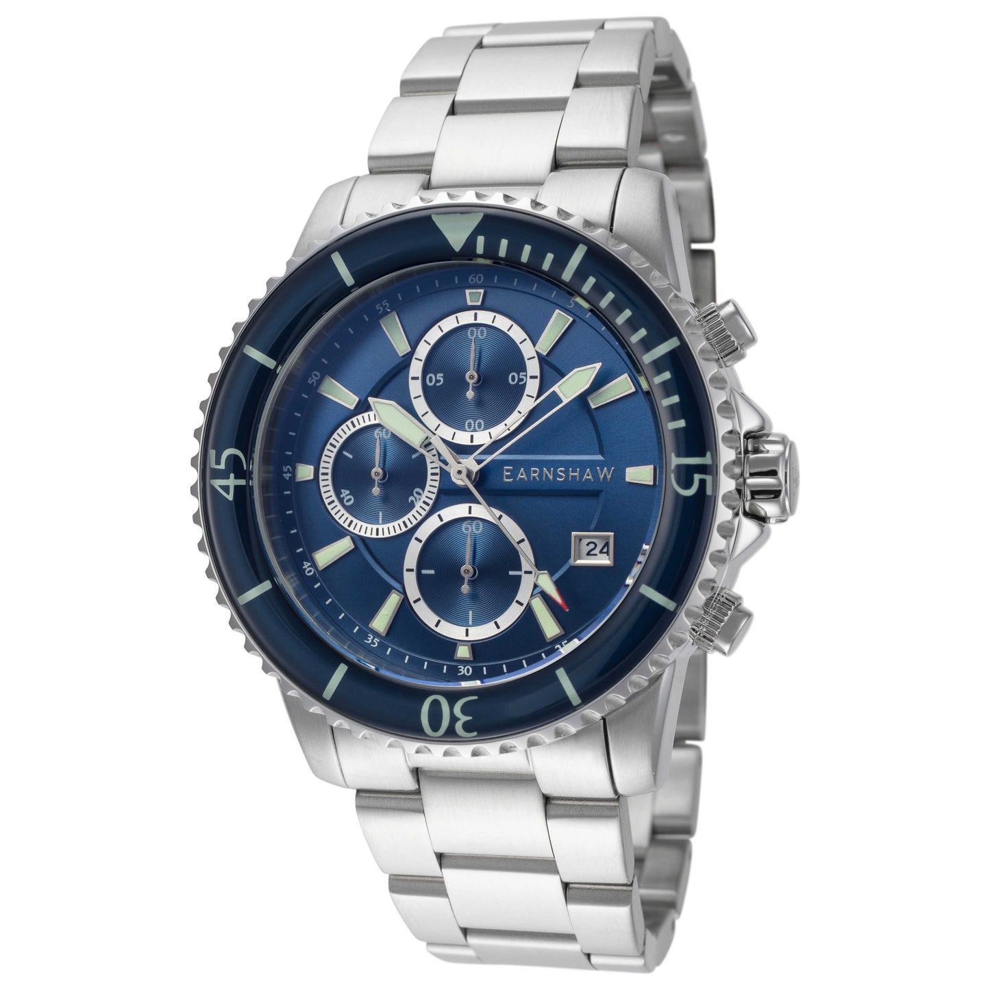 Front view of Thomas Earnshaw Admiral Men's Quartz Watch ES-8248-22