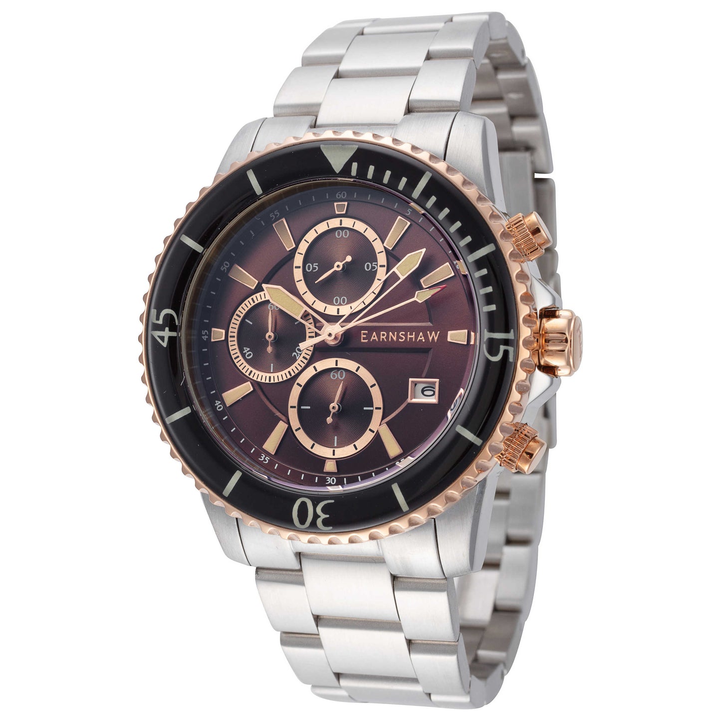 Front view of Thomas Earnshaw Admiral Men's Quartz Watch ES-8248-55