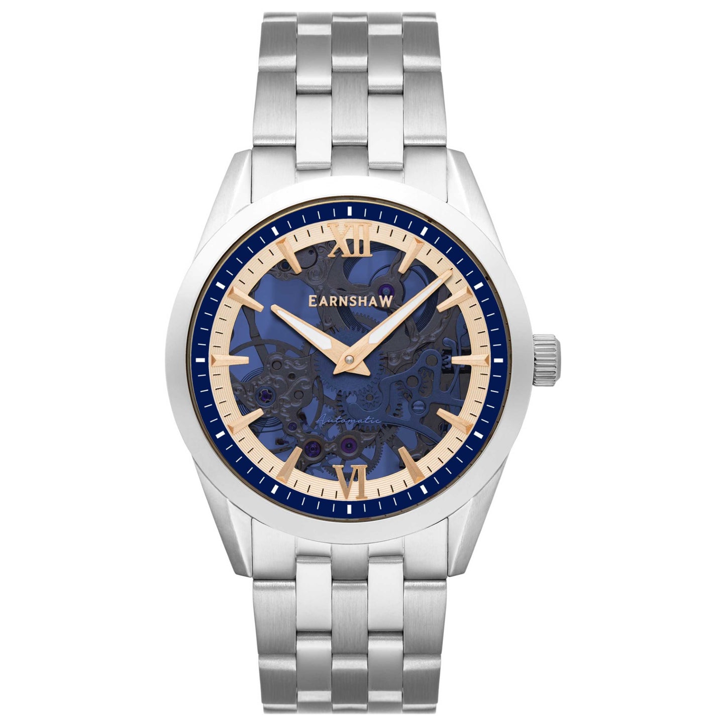 Front view of Thomas Earnshaw Mackenzie Men's Manual-Wind Watch ES-8249-22