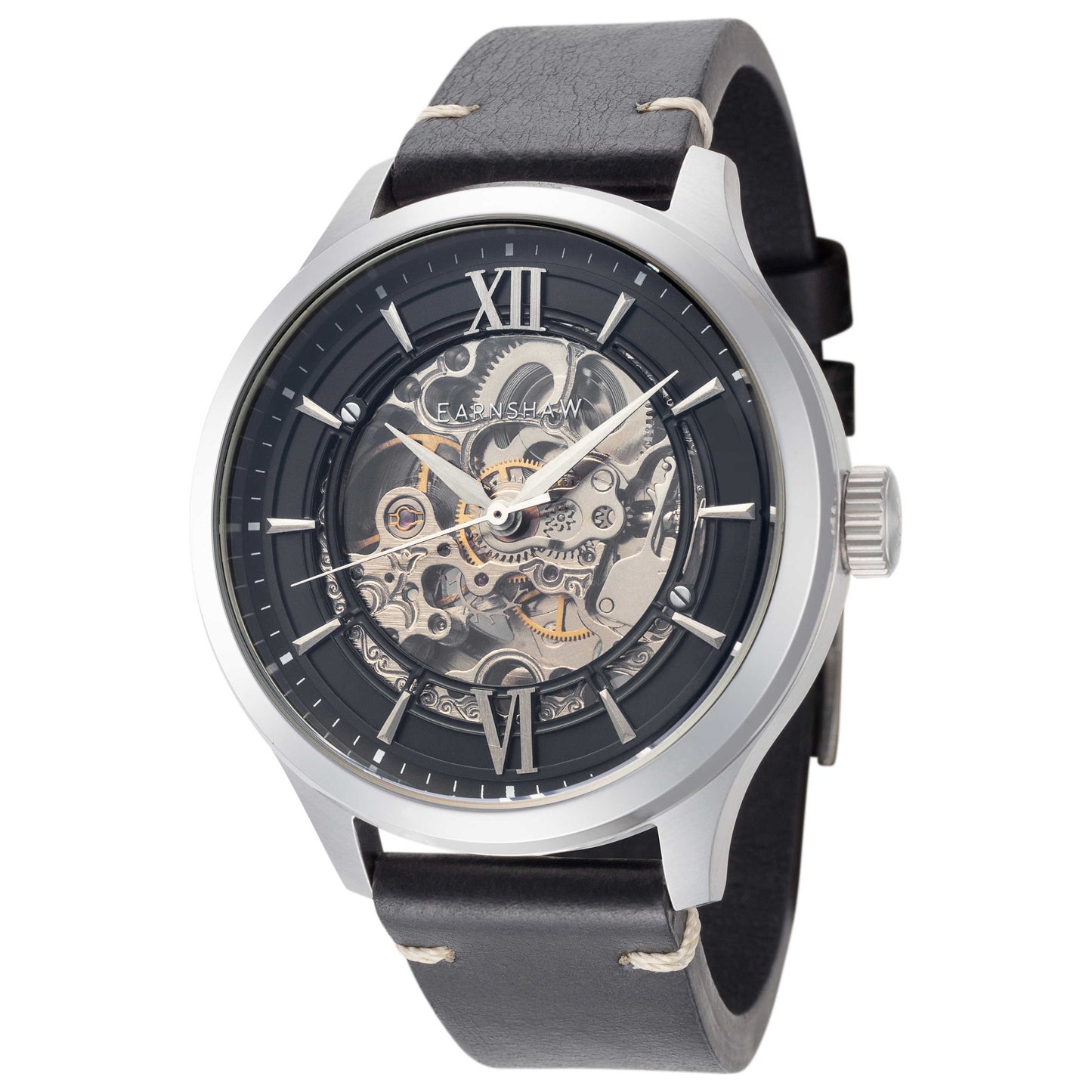 Front view of Thomas Earnshaw Ruskin Men's Automatic Watch ES-8250-01