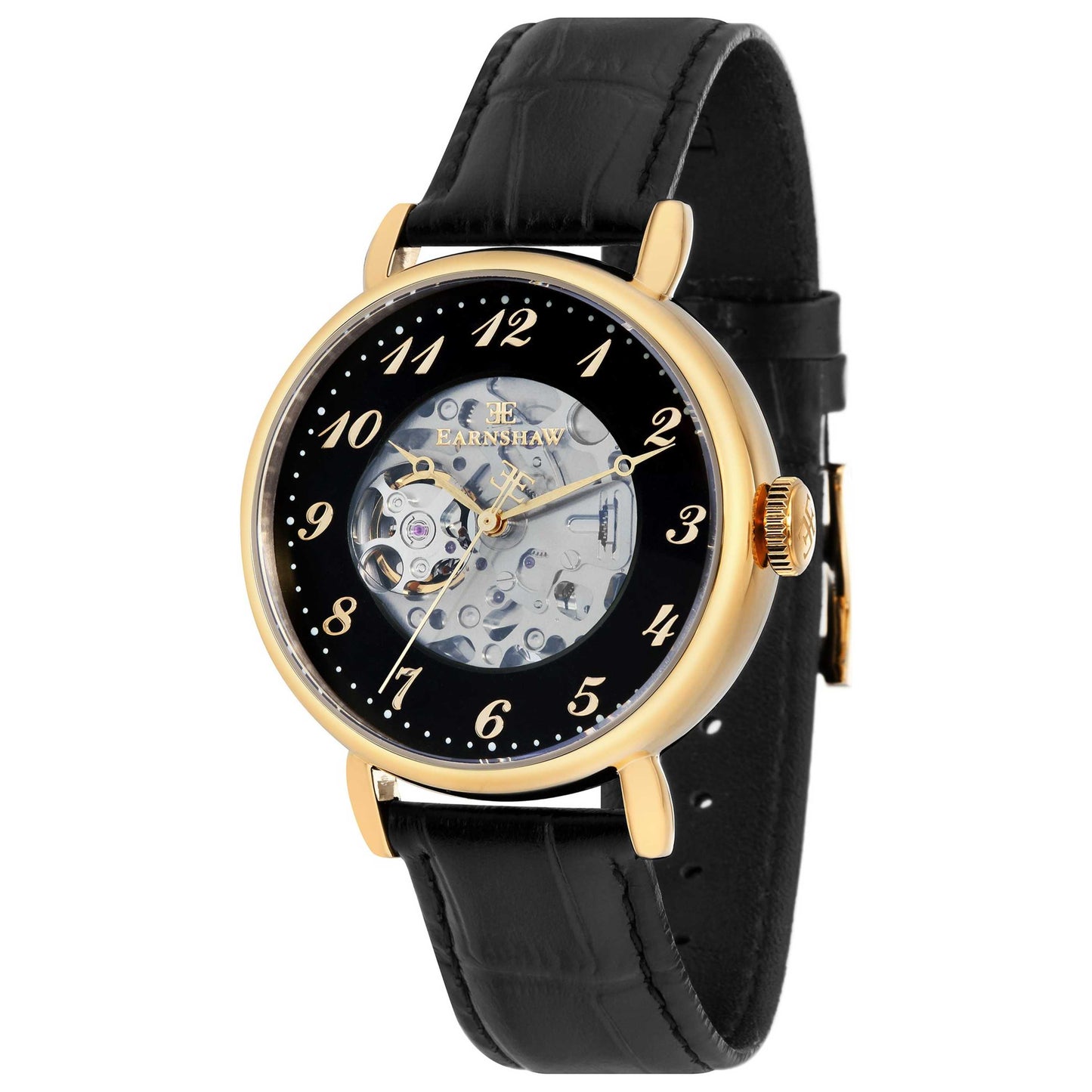 Front view of Thomas Earnshaw Precisto Grand Legacy Men's Automatic Watch ES-8810-04