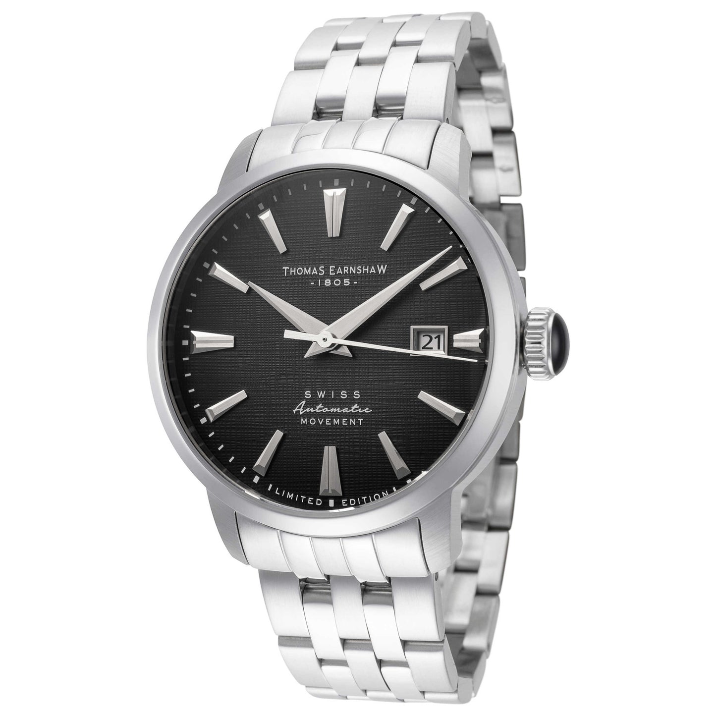 Front view of Thomas Earnshaw Echelon Men's Automatic Watch ES-8812-55