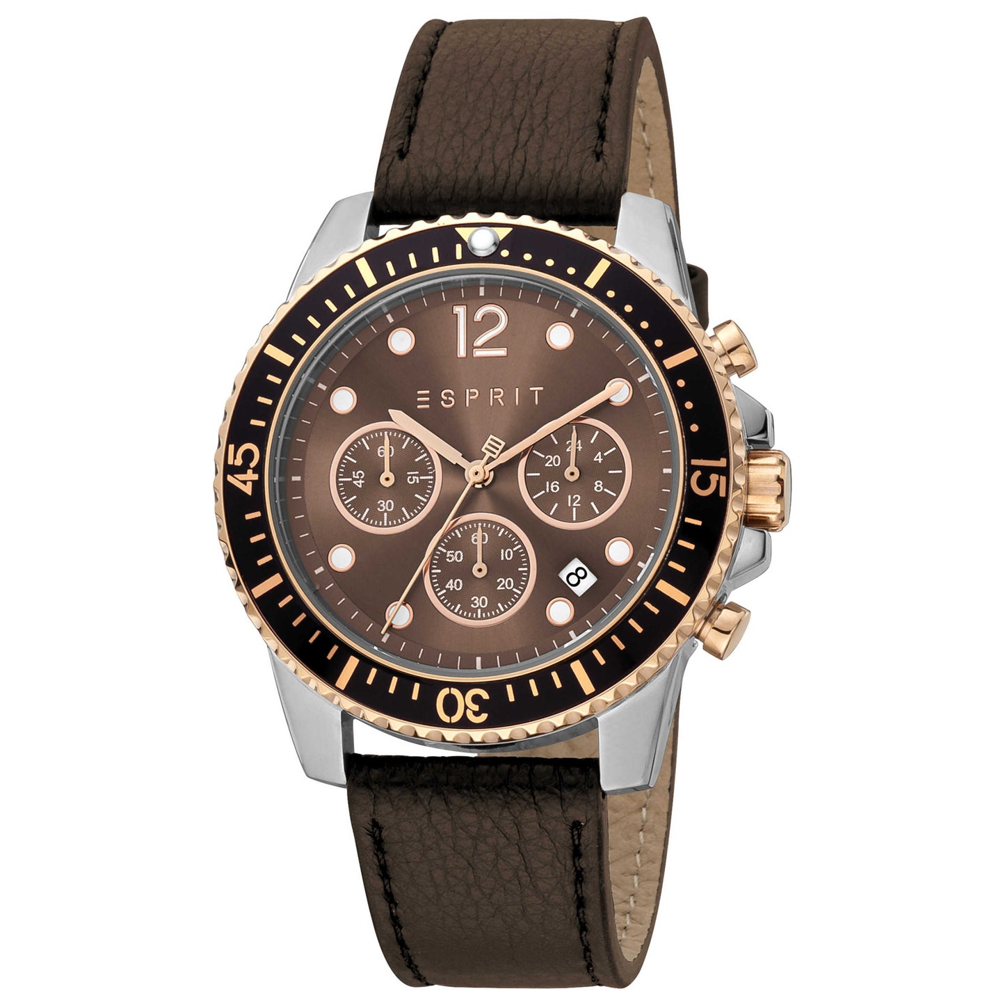 Front view of Esprit Hudson Men's Quartz Watch ES1G373L0045