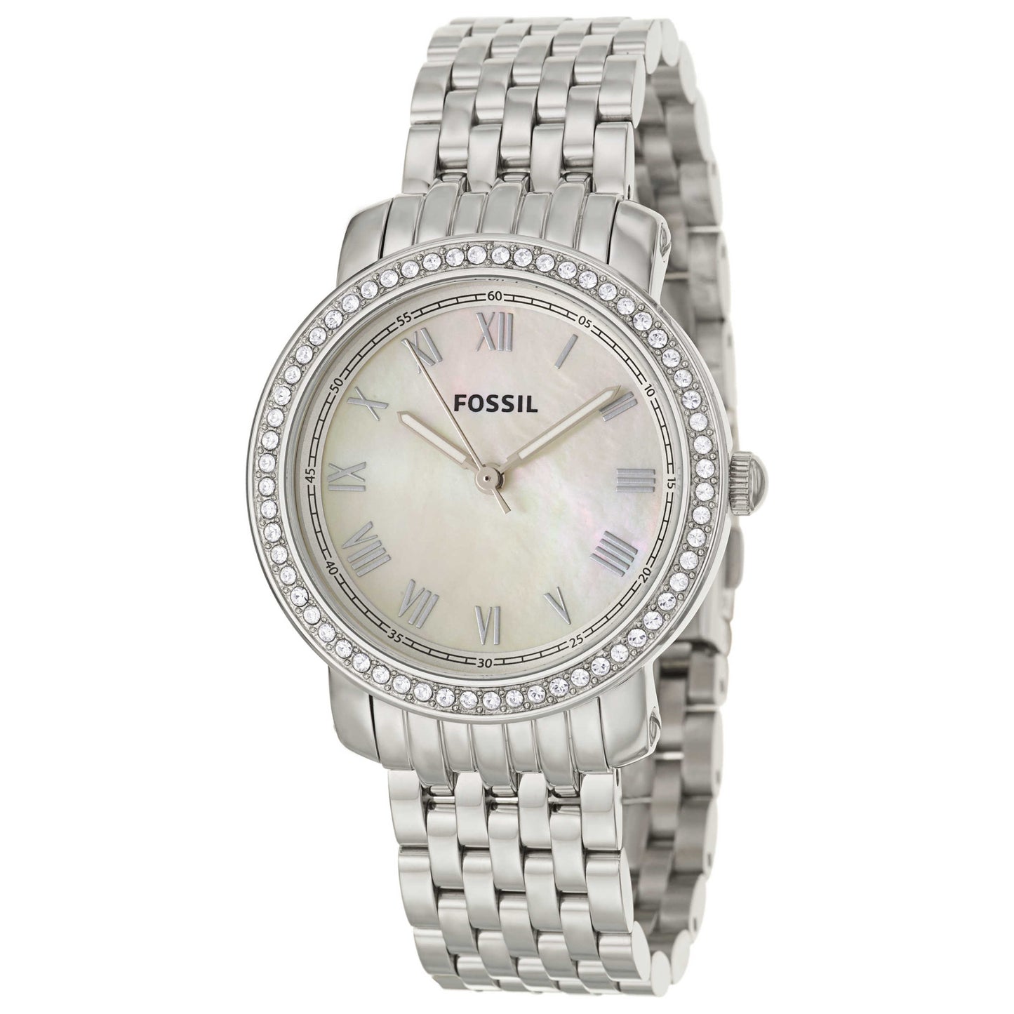 Front view of Fossil Emma Women's Japanese Quartz (Battery-Powered) Watch ES3112