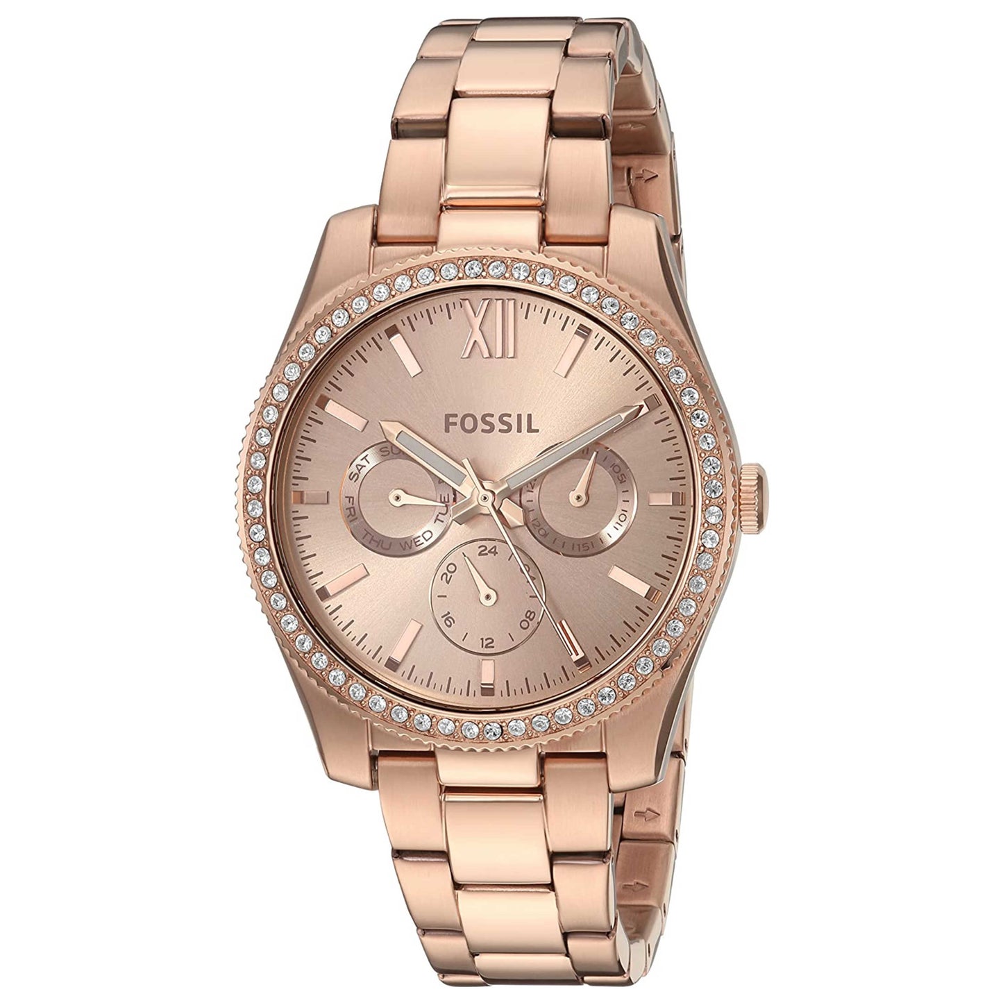 Front view of Fossil Scarlette Women's Quartz Watch ES4315