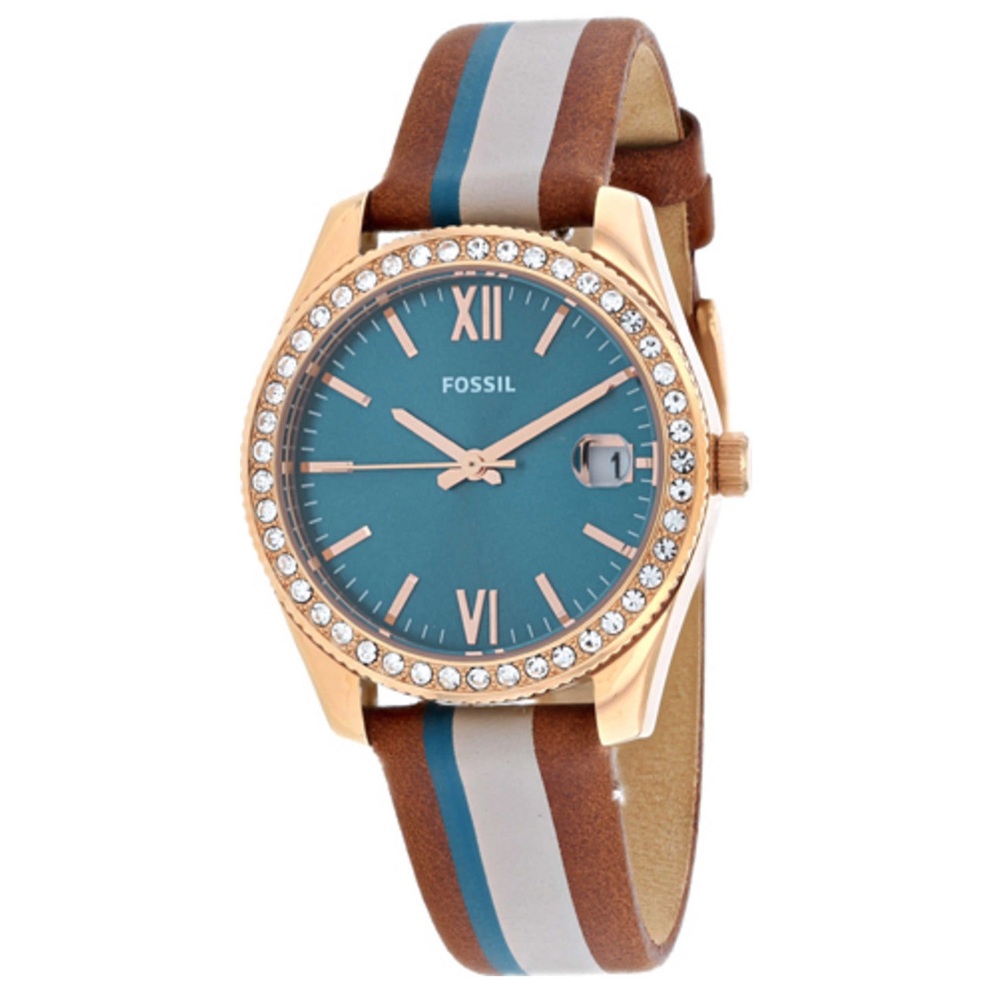 Front view of Fossil Scarlette Women's Watch ES4593