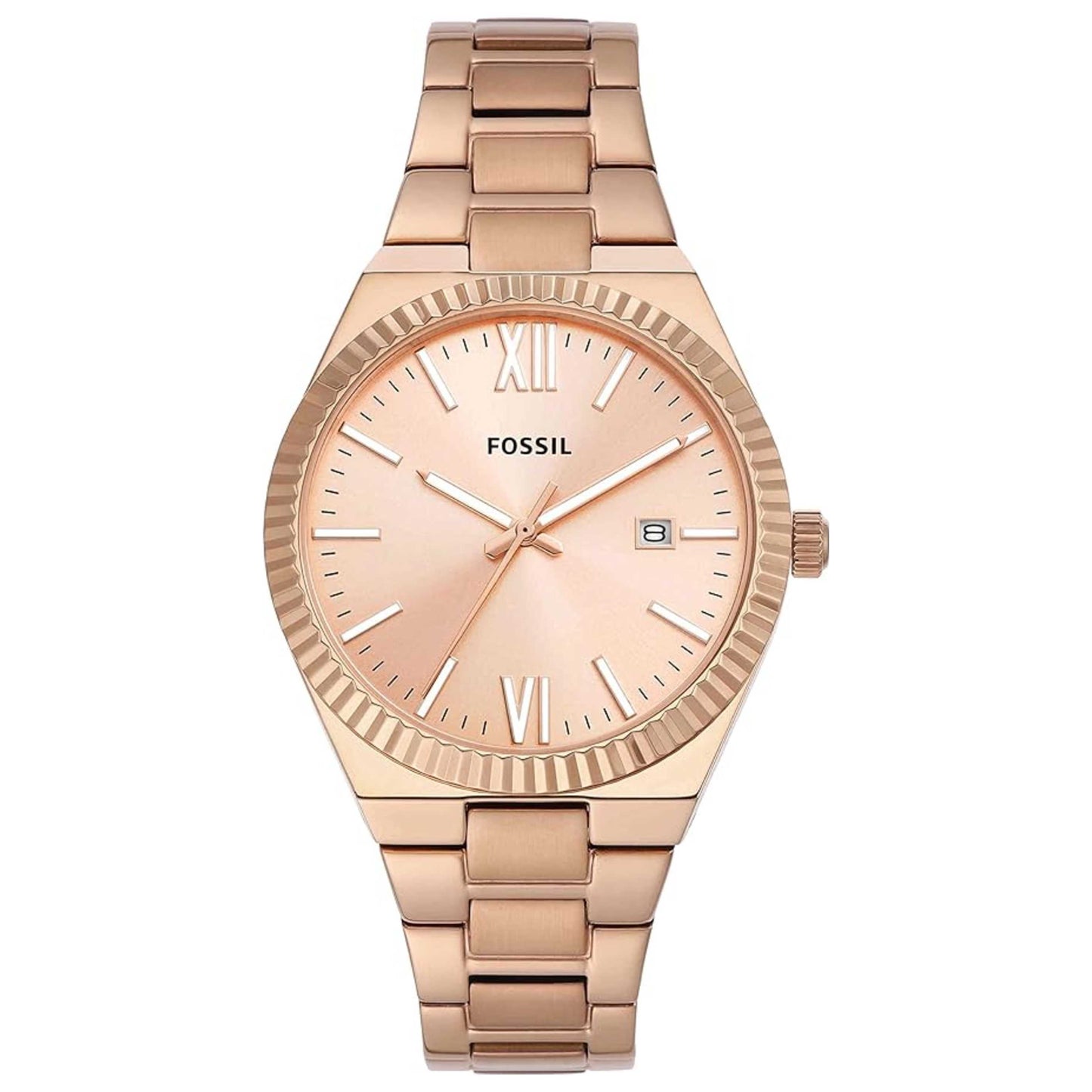 Front view of Fossil Scarlette Women's Quartz Watch ES5258