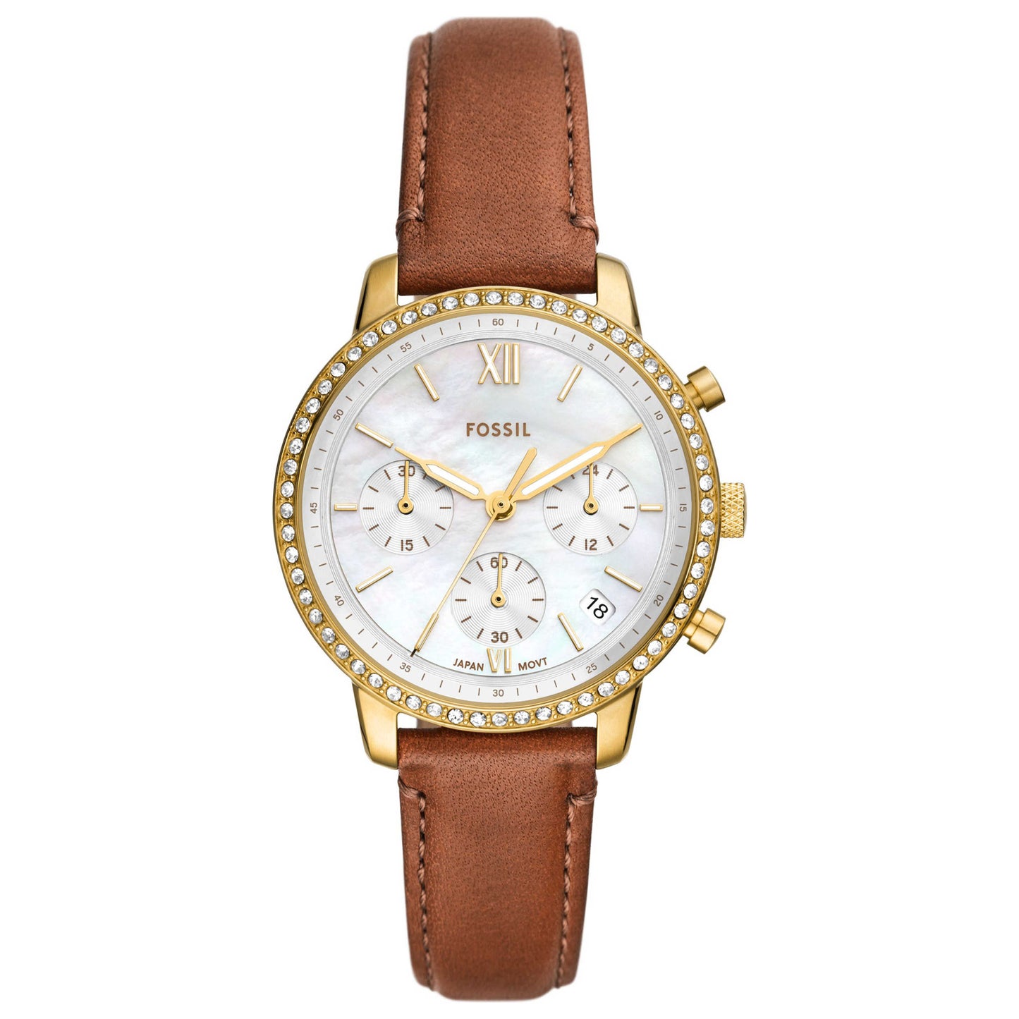 Front view of Fossil Neutra Women's Quartz Watch ES5278
