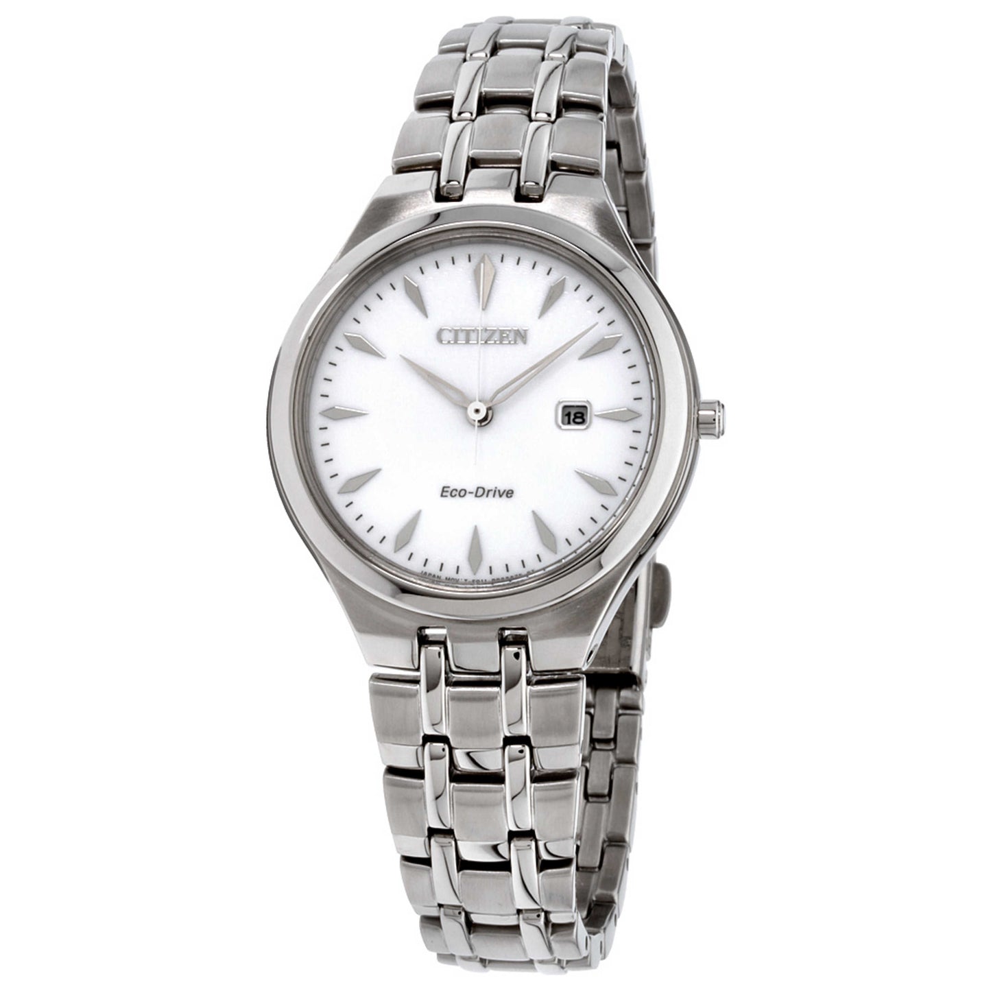 Front view of Citizen Corso Women's Solar Powered Quartz Eco-Drive Watch EW2490-55A
