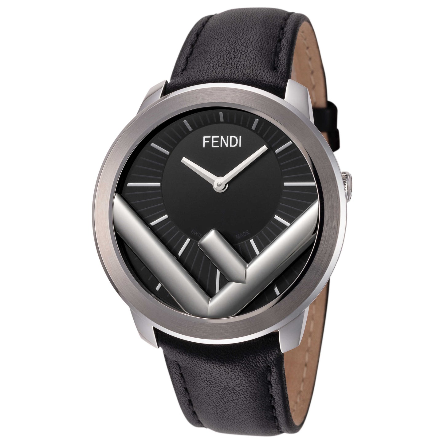 Front view of Fendi Run Away Men's Quartz Watch F710011011