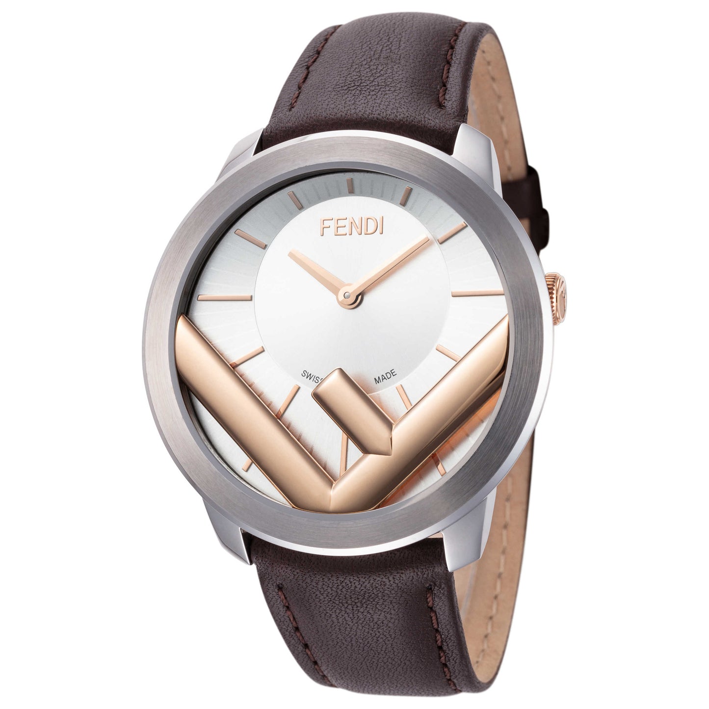 Front view of Fendi Run Away Women's Quartz Watch F710214021