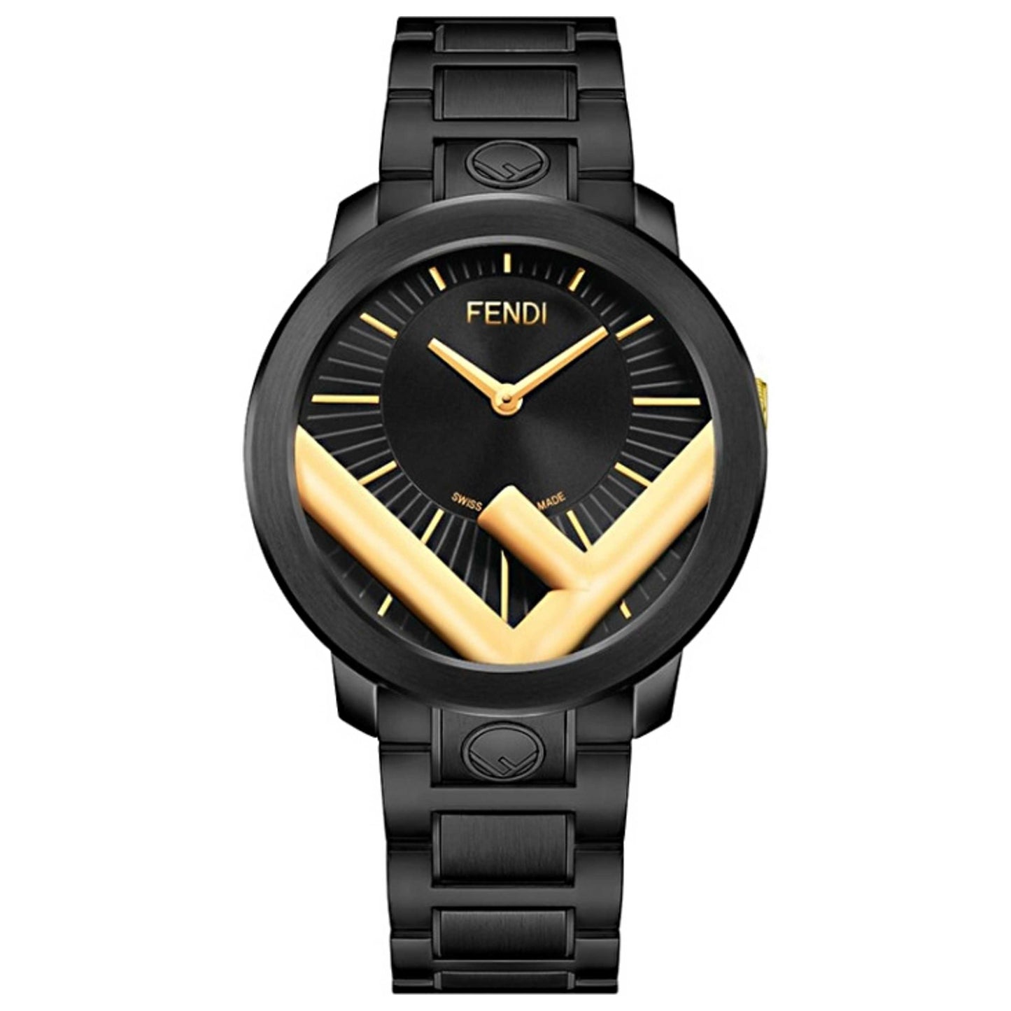 Front view of Fendi Run Away Men's Quartz Watch F713111000