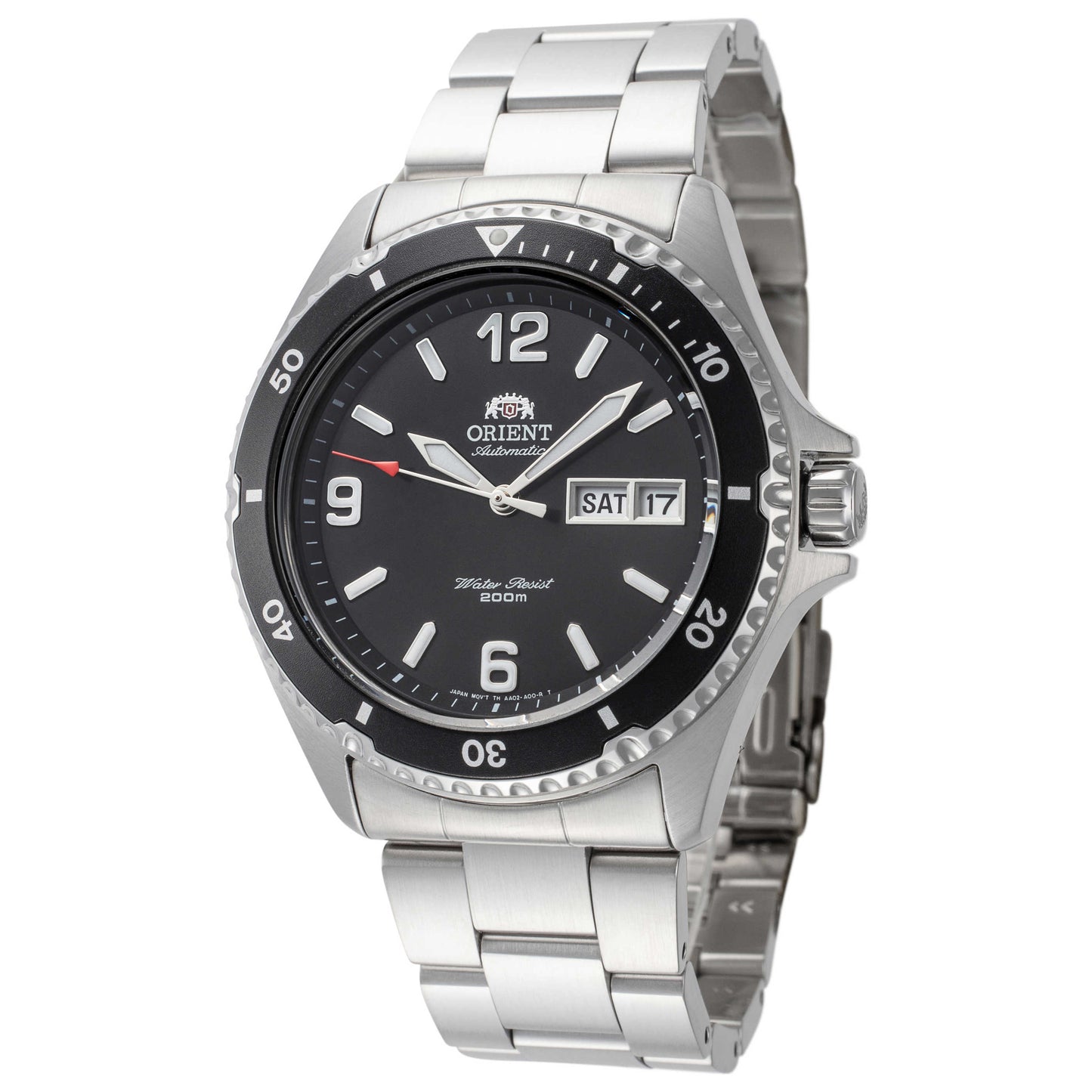 Front view of Orient Mako II Men's Automatic Watch FAA02001B9