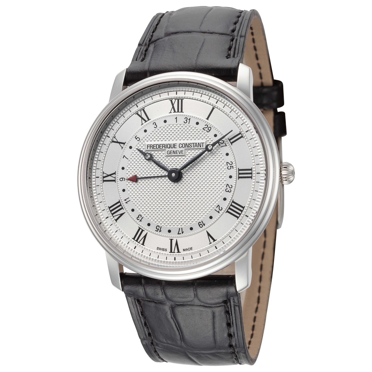 Front view of Frederique Constant Slim Line Men's Quartz Watch FC-250M5S6