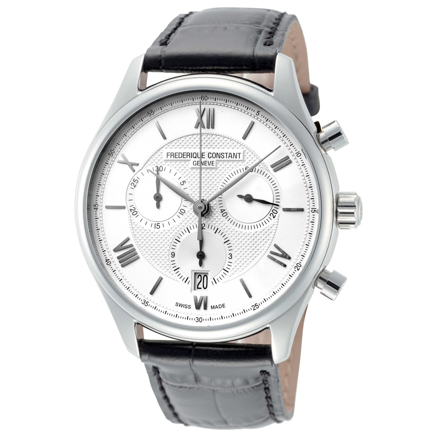 Front view of Frederique Constant Classics Chrono Men's Quartz Watch FC-292MS5B6