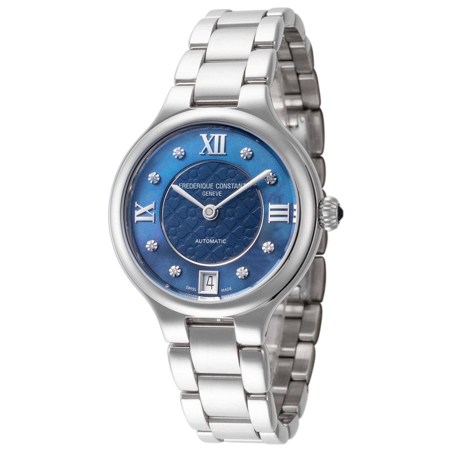 Front view of Frederique Constant Classics Delight Women's Automatic Watch FC-306NHD3ER6B