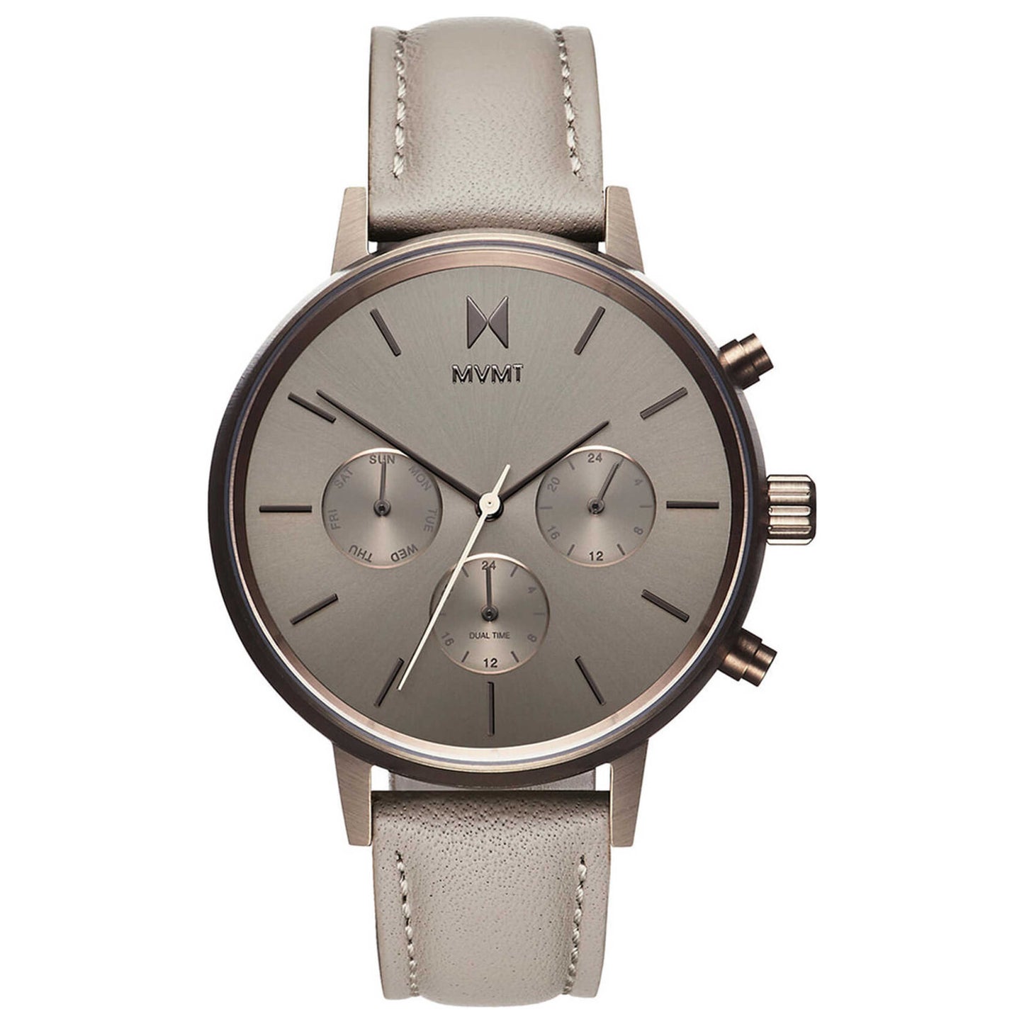 Front view of MVMT Nova Women's Quartz Watch FC01-TITA