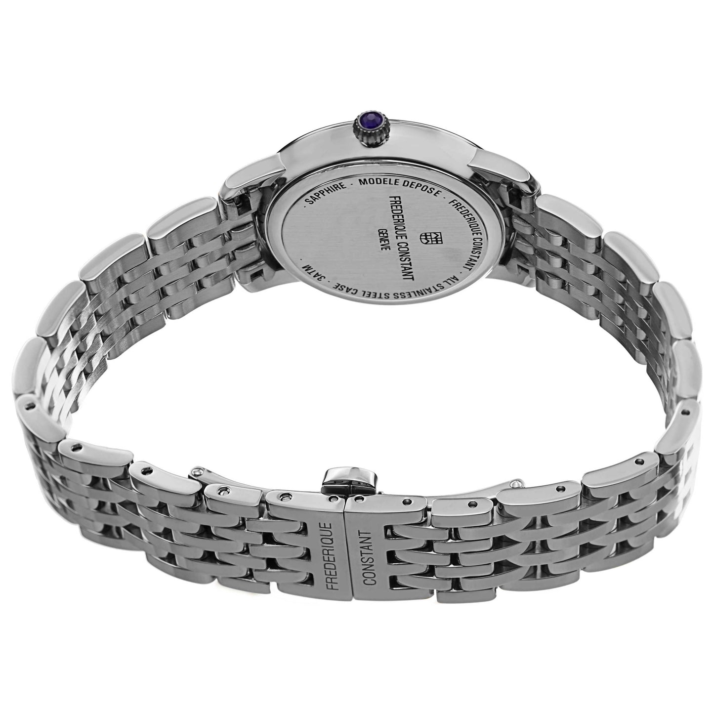 Frederique Constant Slim Line Women's Quartz Watch FC206MPWD1SD6B - Image #2