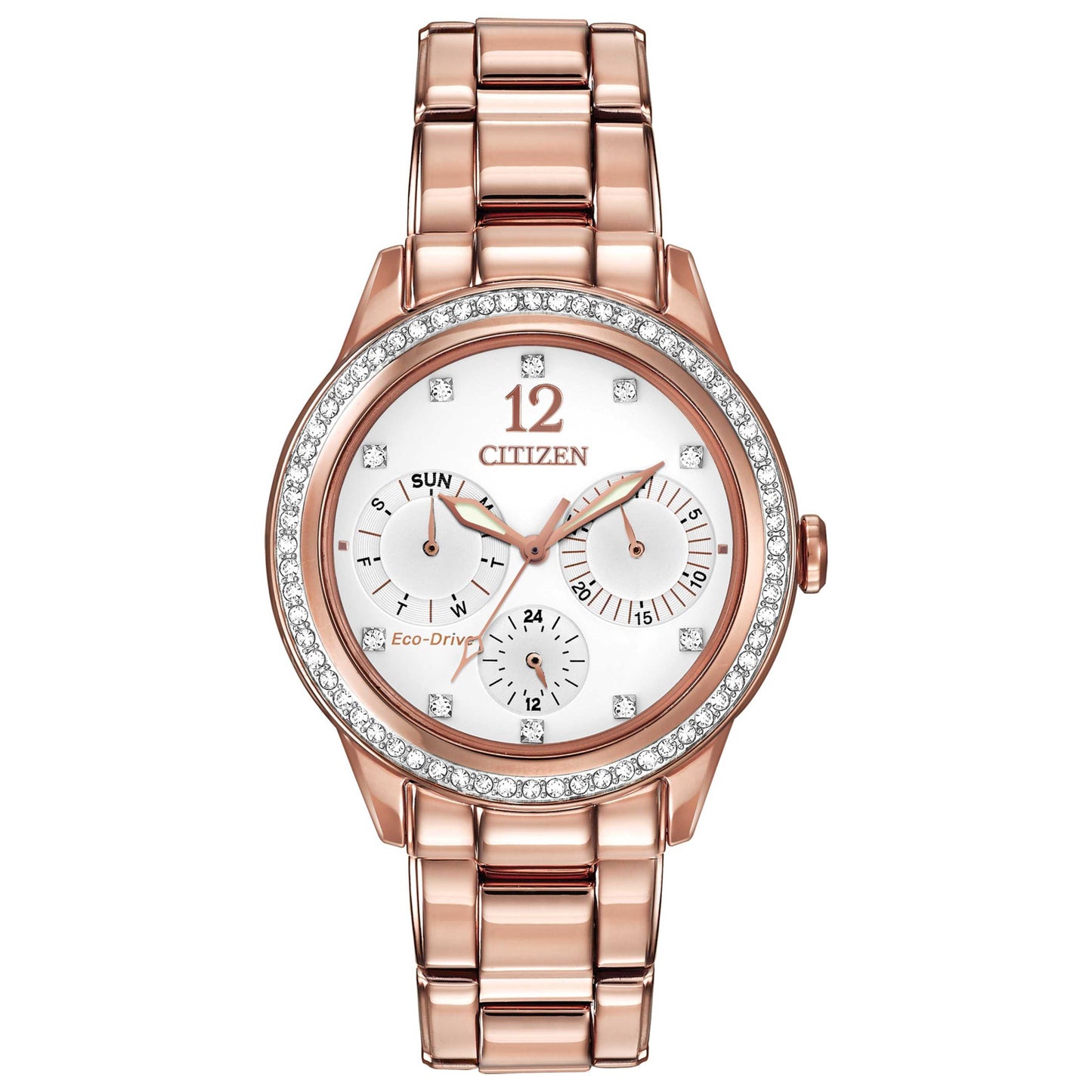Front view of Citizen Silhouette Women's Solar Watch FD2013-50A