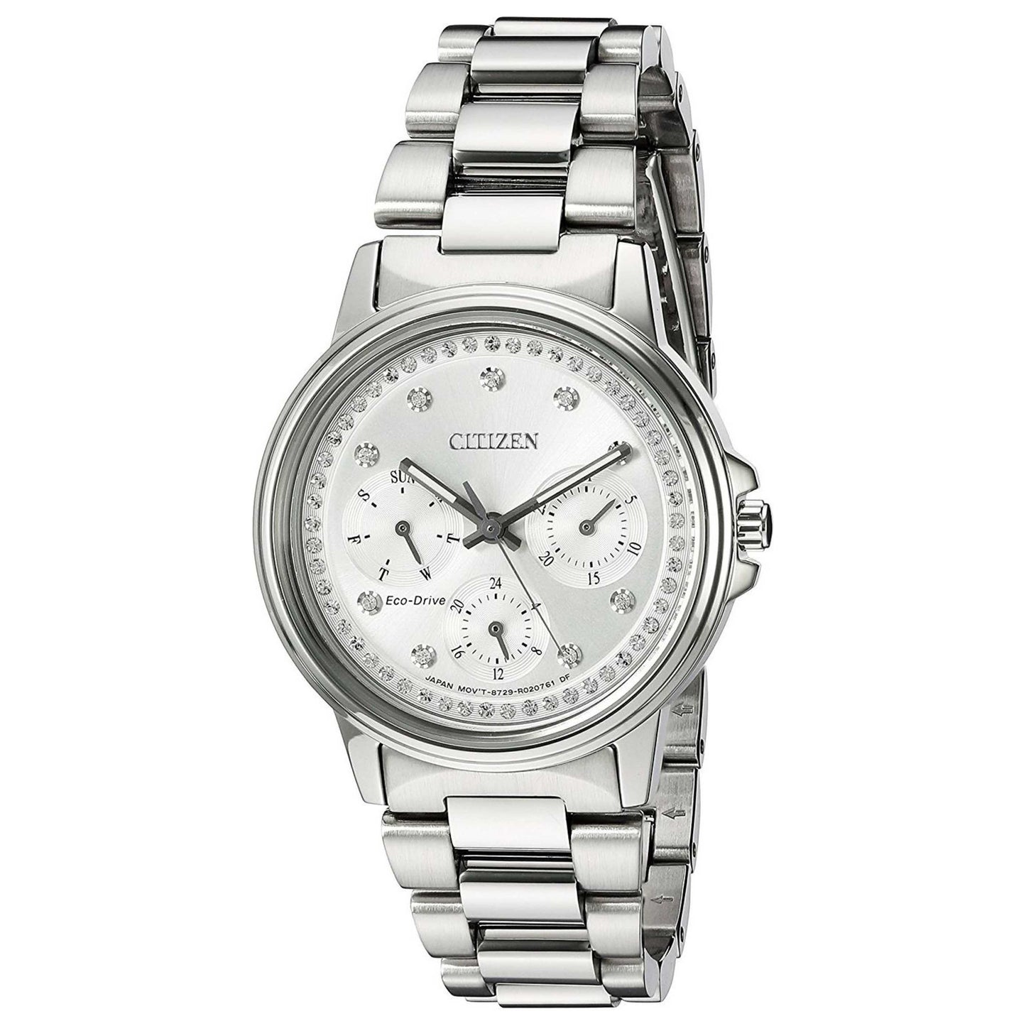 Front view of Citizen Chandler Women's Solar Watch FD2040-57A