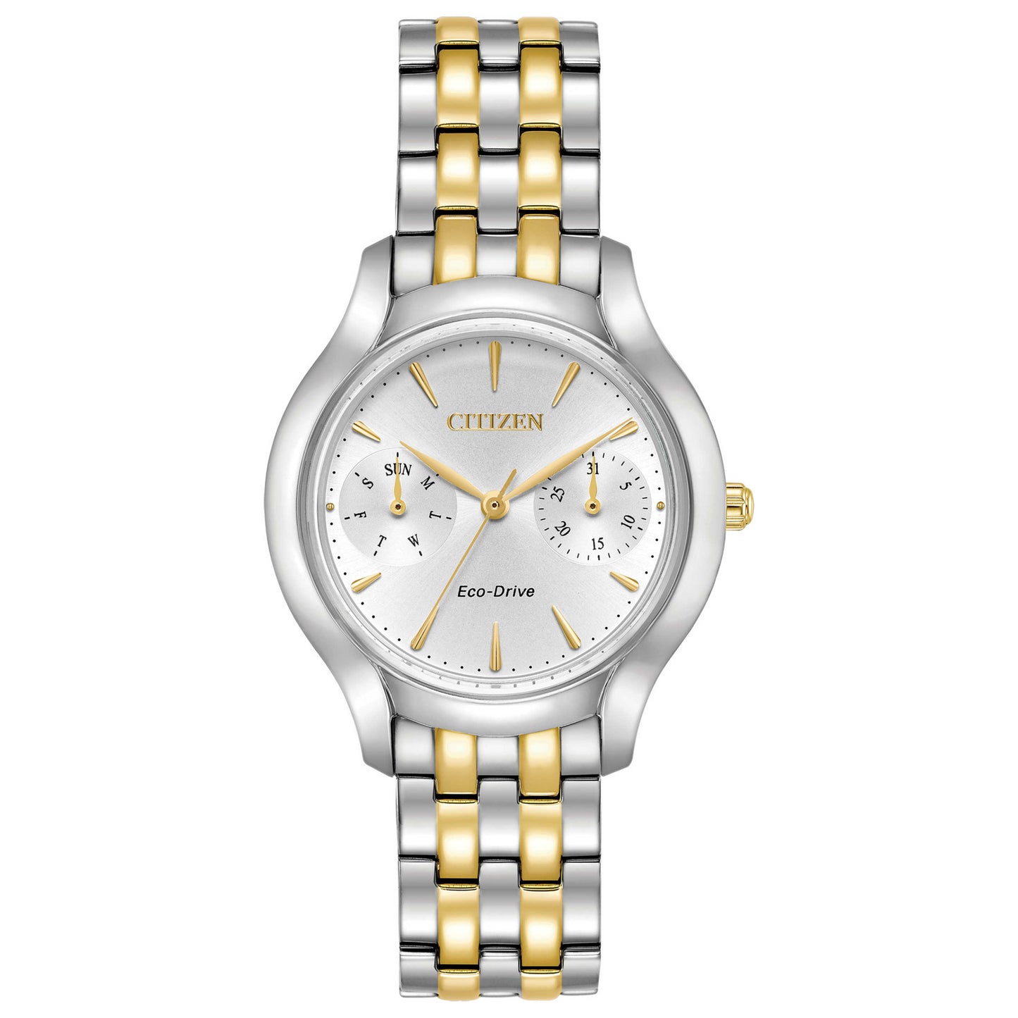 Front view of Citizen Silhouette Women's Solar Powered Quartz Eco-Drive Watch FD4014-56A