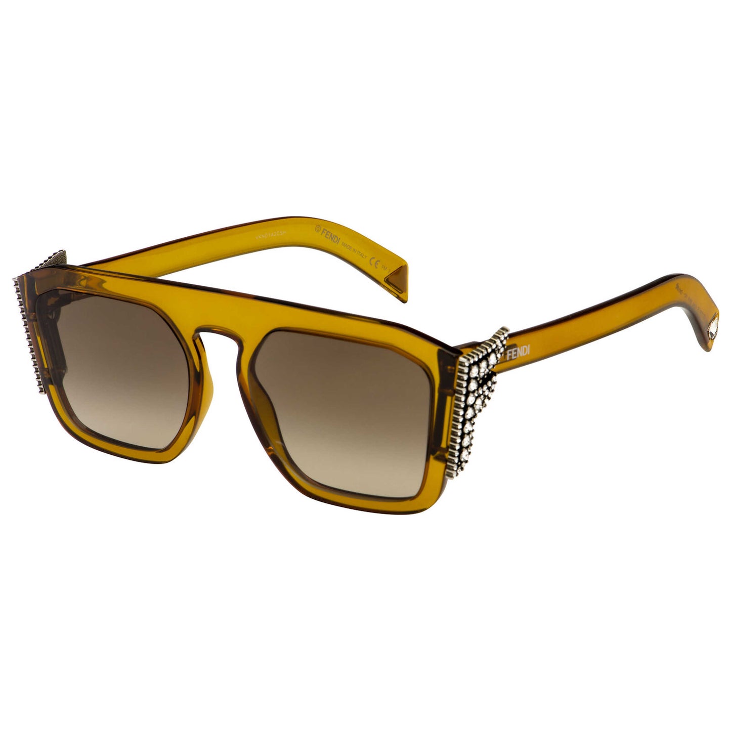 Front view of Fendi Fashion Women's Sunglasses FF-0381-S-040G-HA