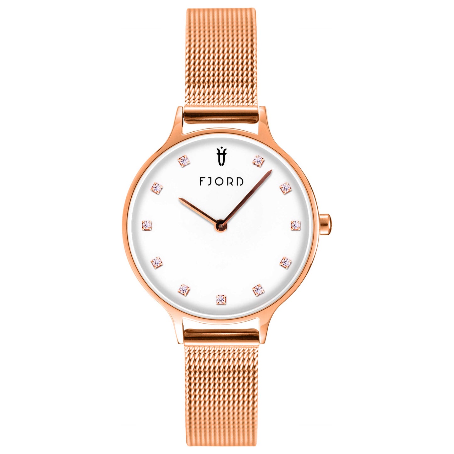 Front view of Fjord Gyda Women's Quartz Watch FJ-6054-55