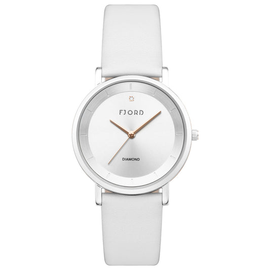 Front view of Fjord Jensen Women's Quartz Watch FJ-6062-01
