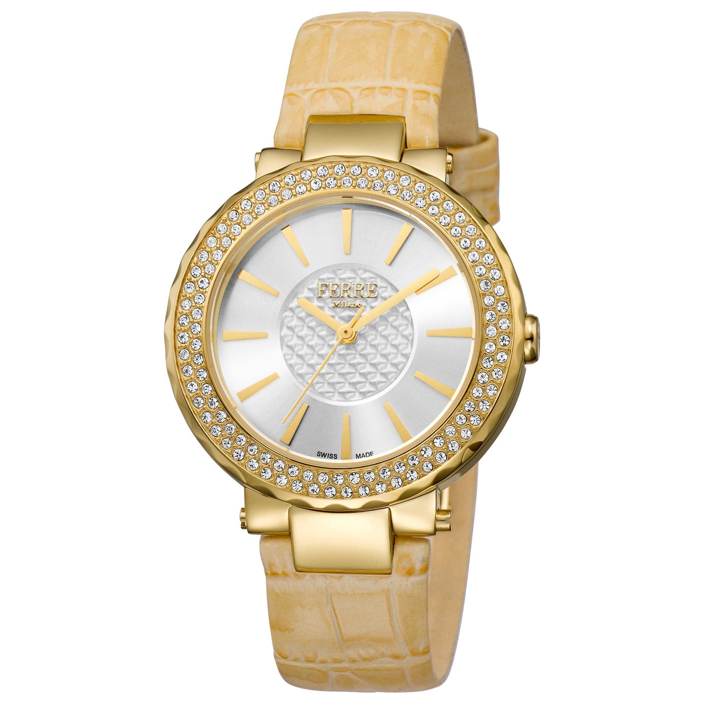 Front view of Ferre Milano Novanta Women's Quartz Watch FM1L058L0021