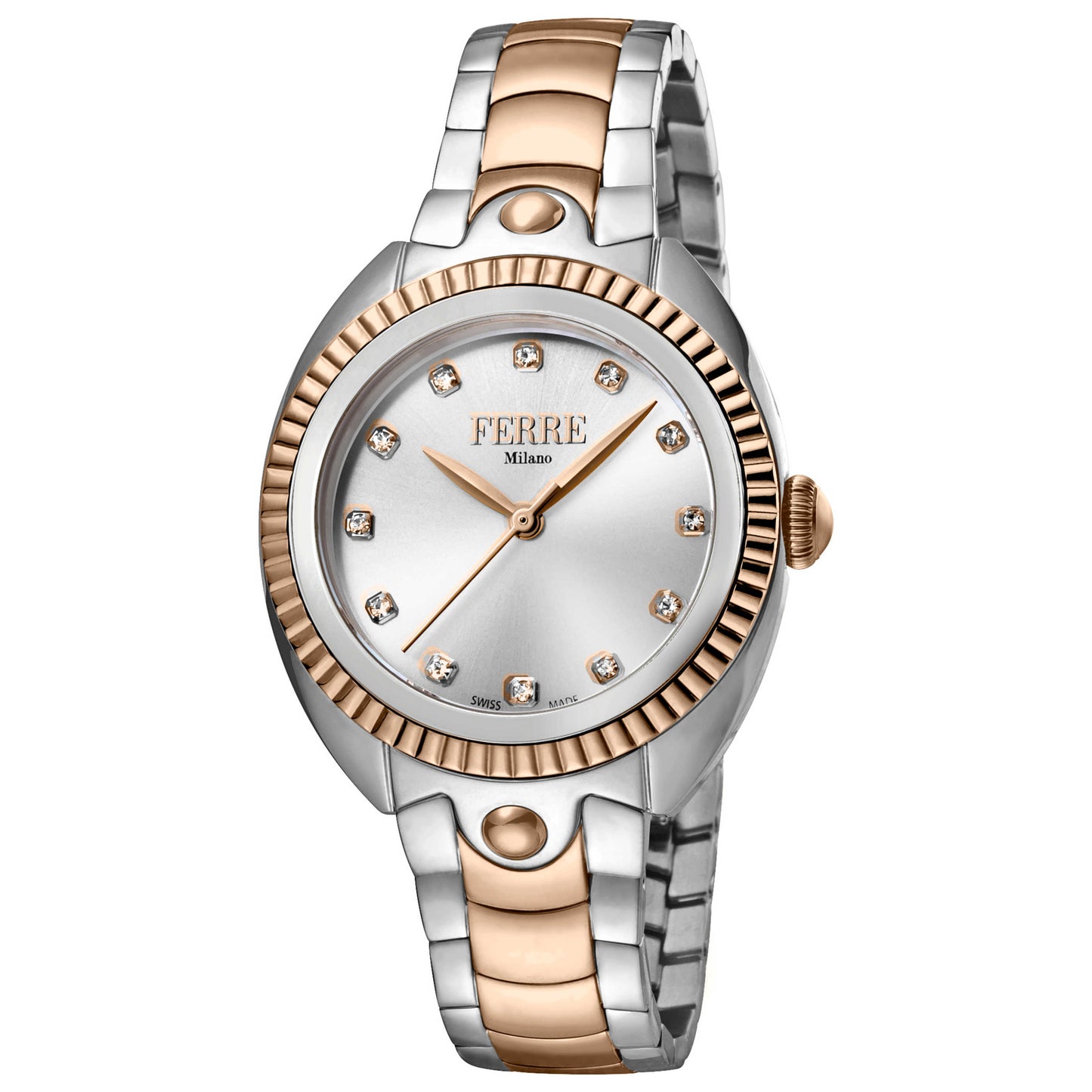 Front view of Ferre Milano Donna Torino Women's Quartz Watch FM1L088M0101