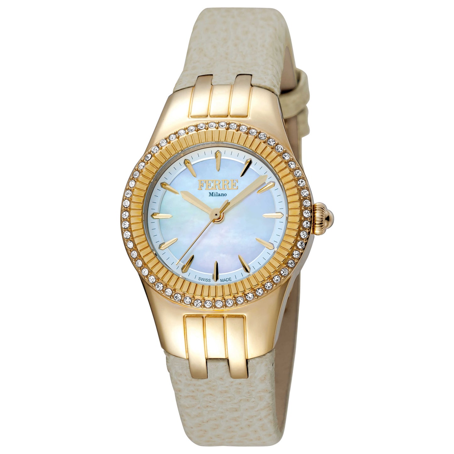 Front view of Ferre Milano Linea Trenta Women's Quartz Watch FM1L089L0021