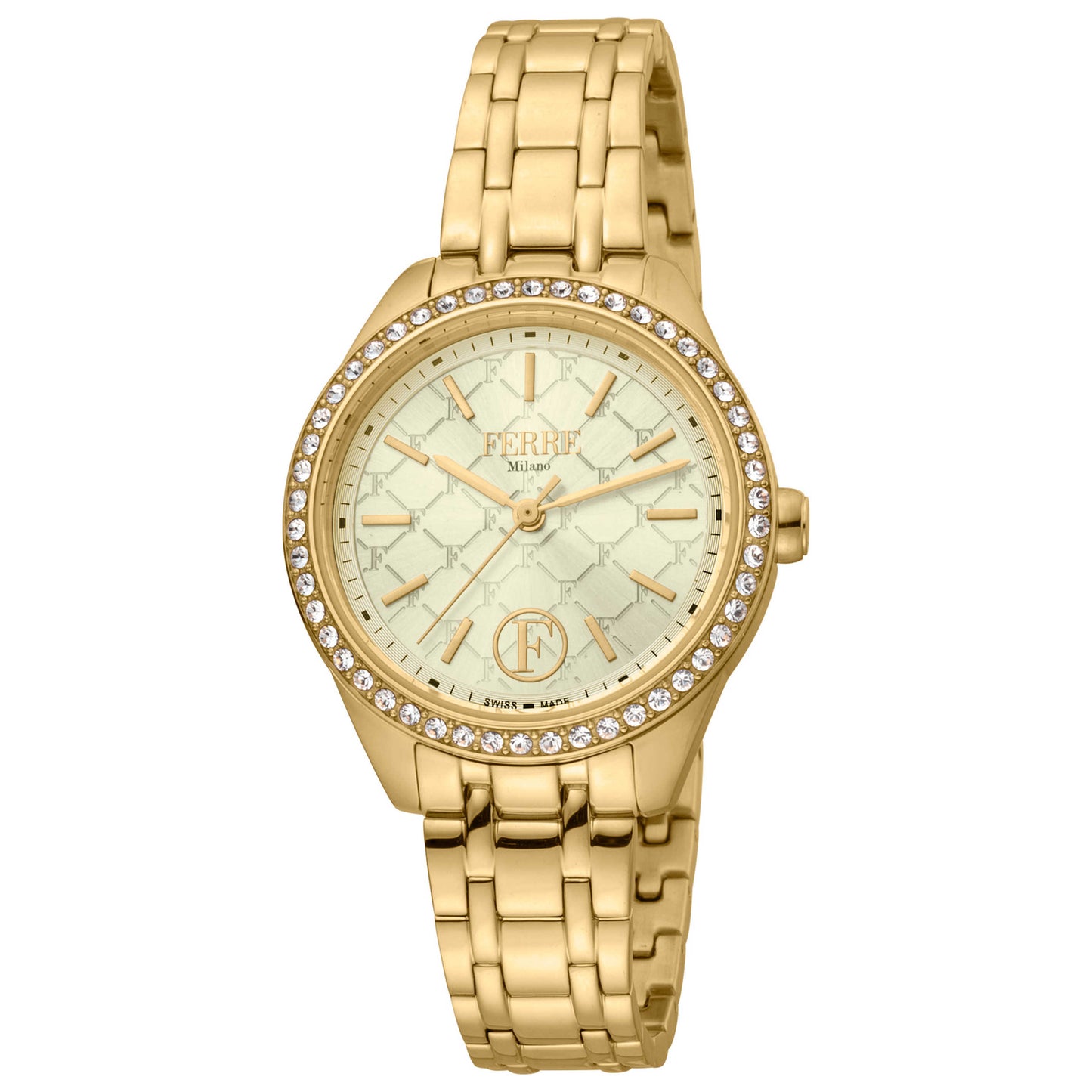 Front view of Ferre Milano Fashion Women's Quartz Watch FM1L116M0251