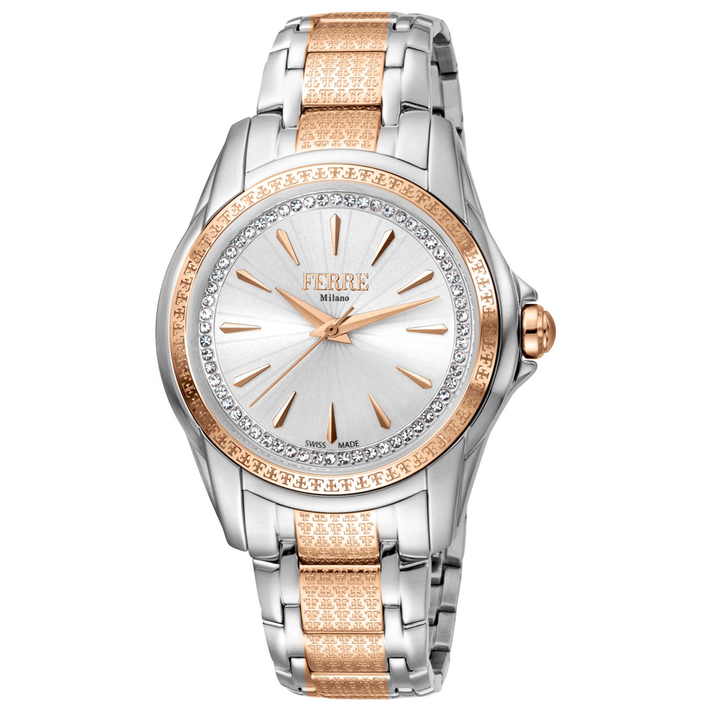 Front view of Ferre Milano Classic Women's Quartz Watch FM1L119M0091