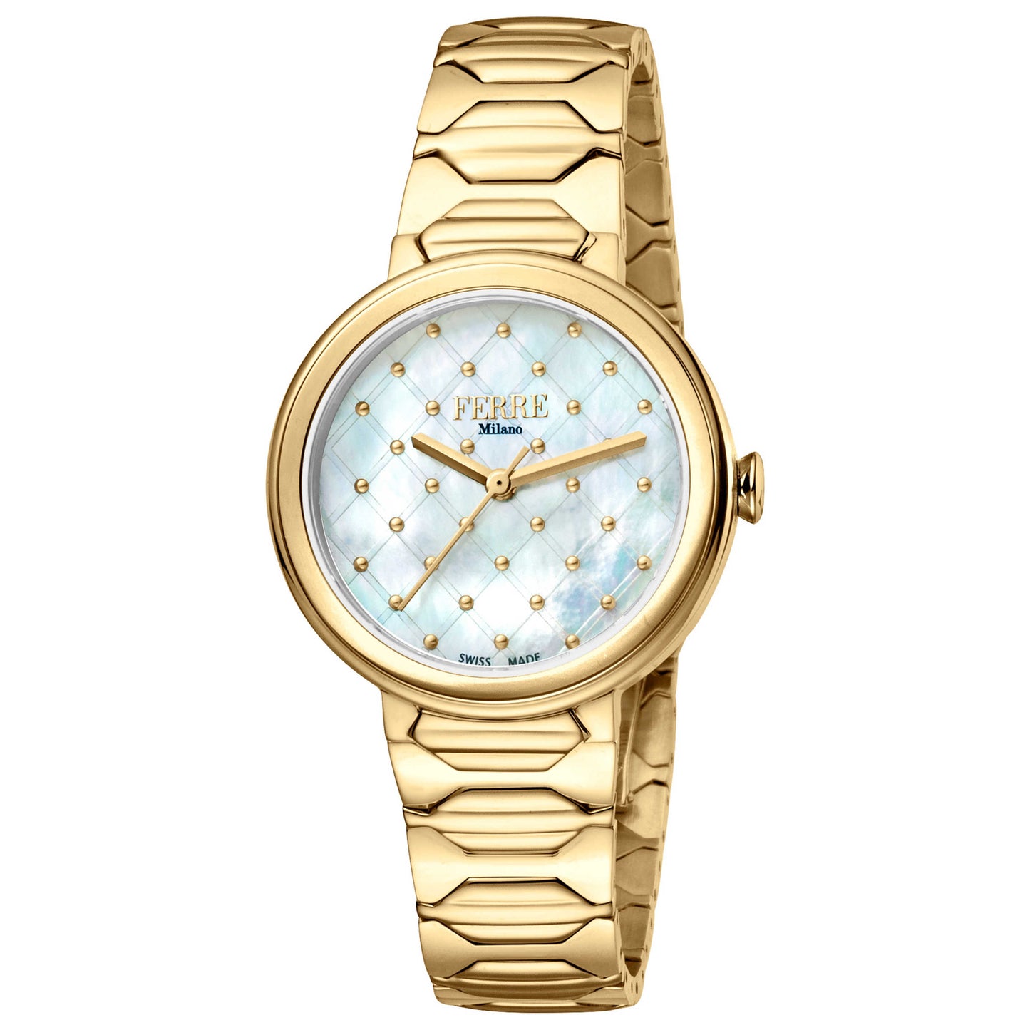 Front view of Ferre Milano Fashion Women's Quartz Watch FM1L124M0061