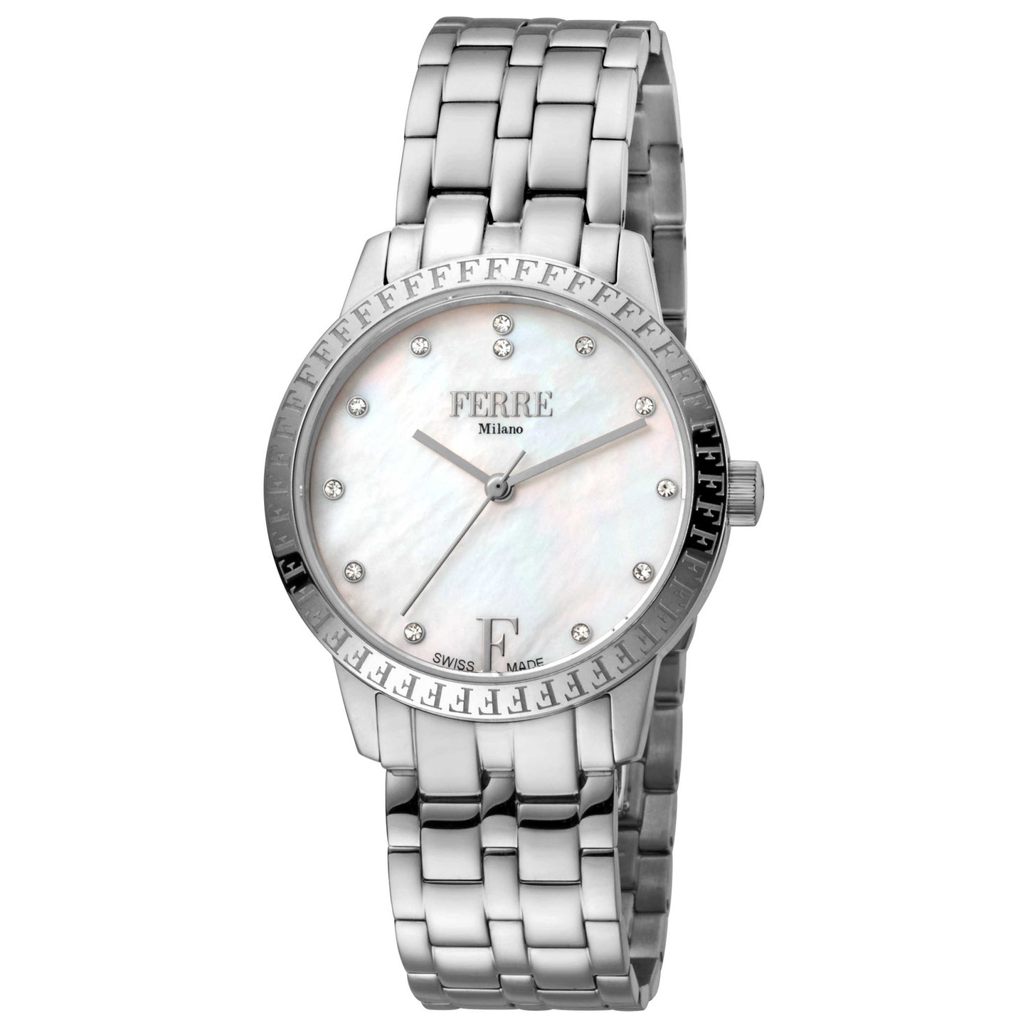 Front view of Ferre Milano Marianna Women's Quartz Watch FM1L128M0221