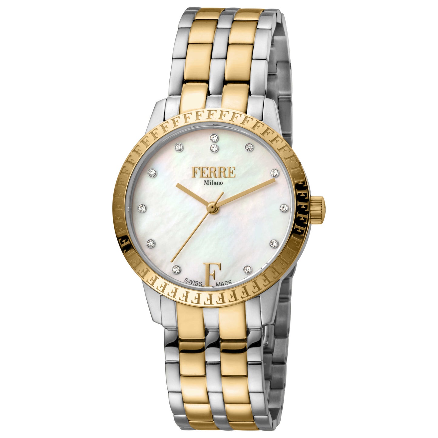 Front view of Ferre Milano Marianna Women's Quartz Watch FM1L128M0261