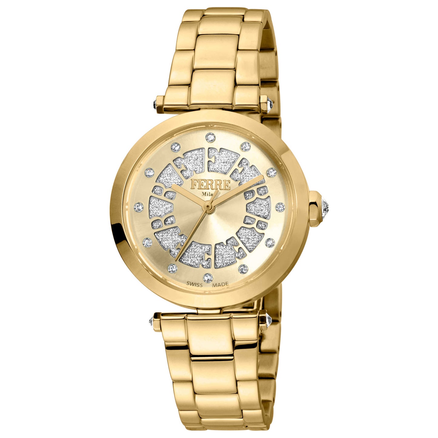 Front view of Ferre Milano Fashion Women's Quartz Watch FM1L133M0021