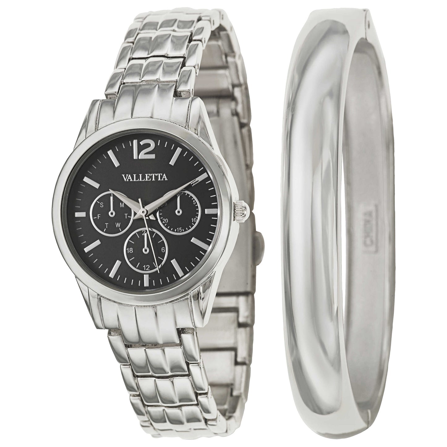 Front view of Valletta Bracelet Women's Japanese Quartz (Battery-Powered) Watch FMDCT484A