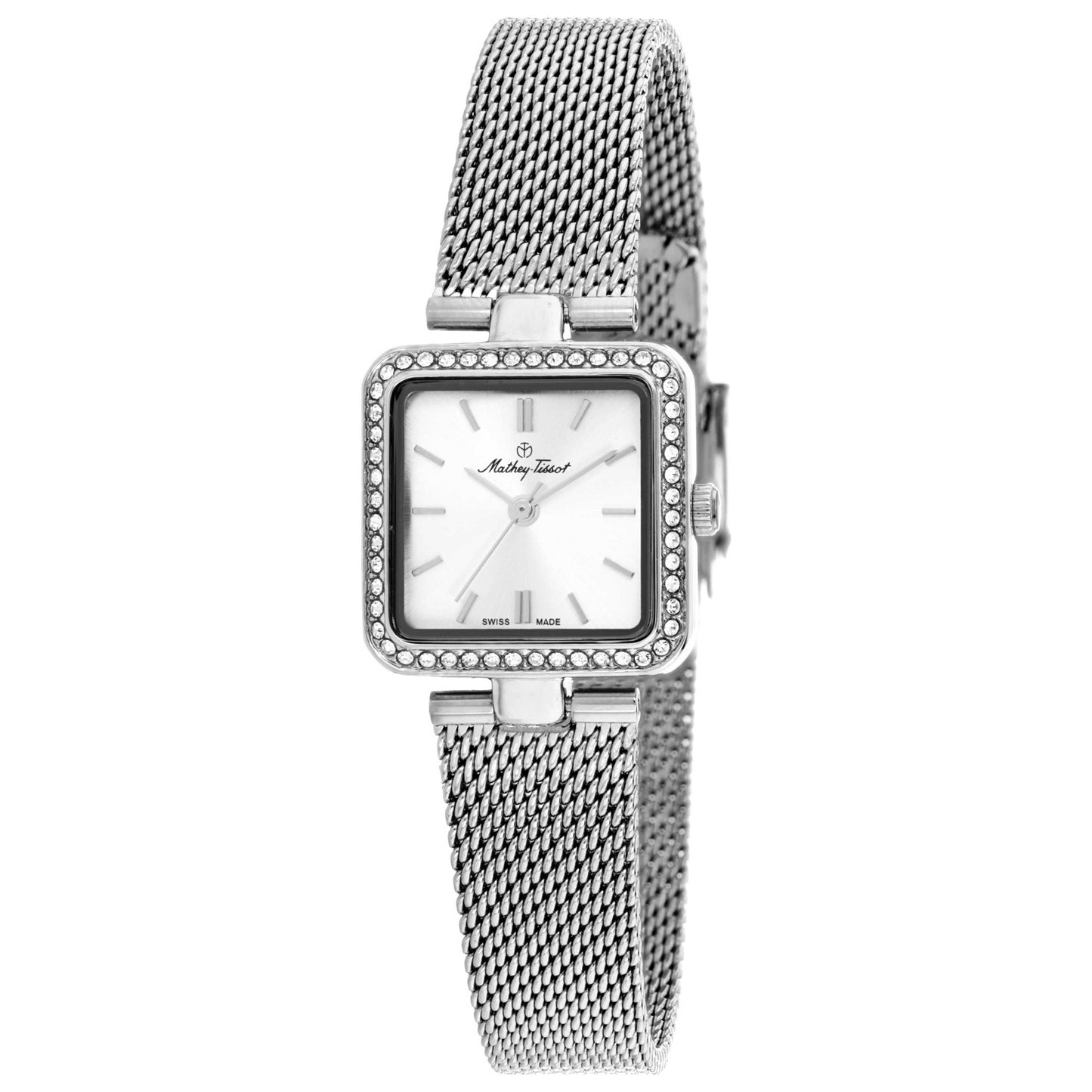Front view of Mathey Tissot Fleury XIV Women's Quartz Watch FOO2AI