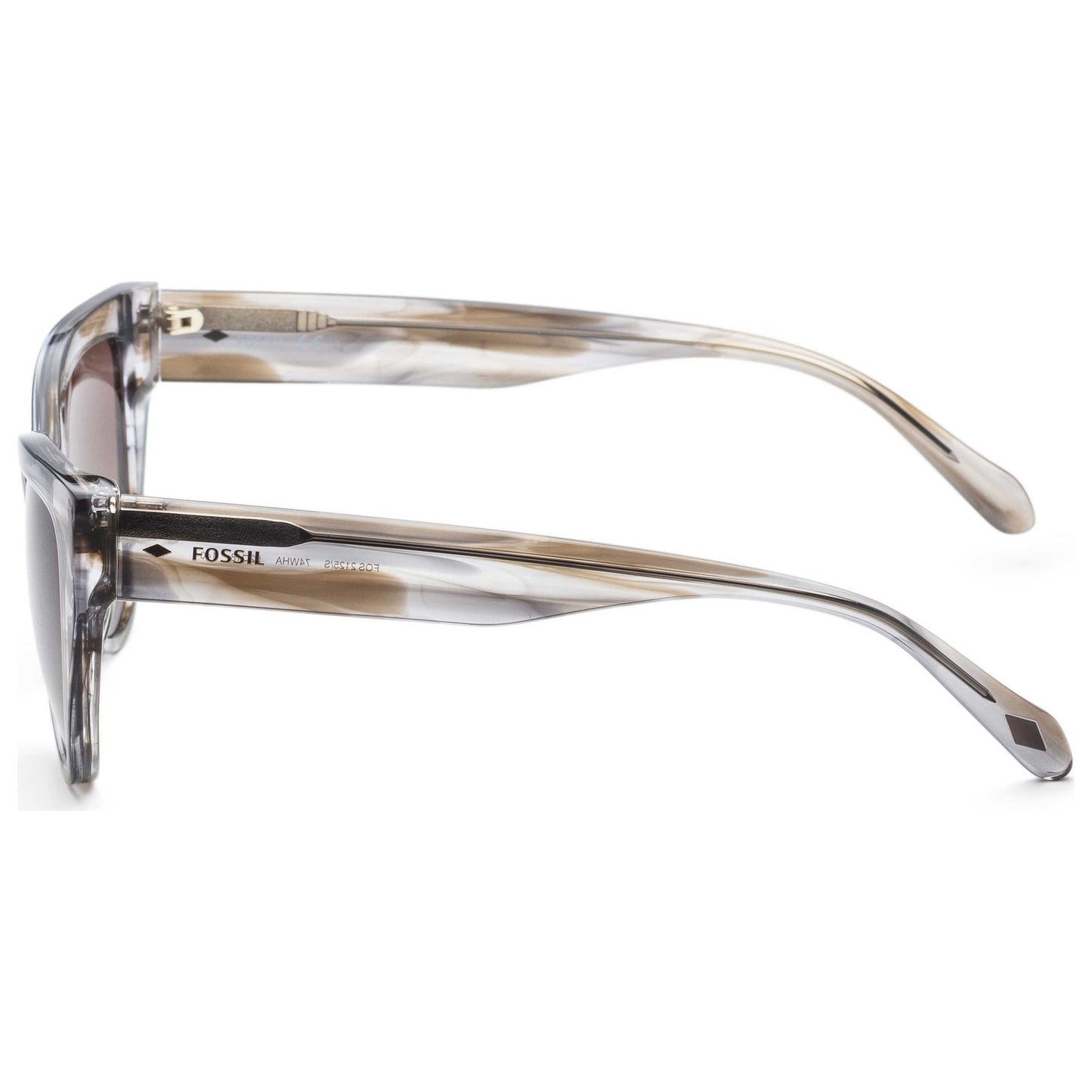 Left view of Fossil Women's Sunglasses FOS2125-S-74W-52