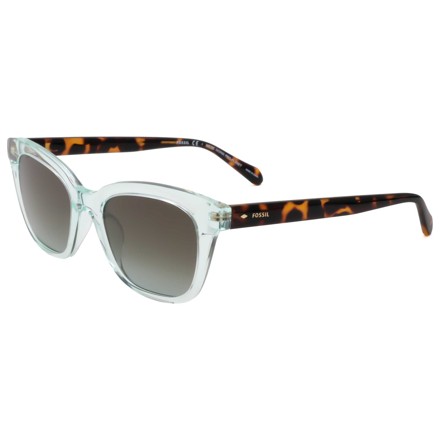 Front view of Fossil Women's Sunglasses FOS2126-G-S-0OX-51