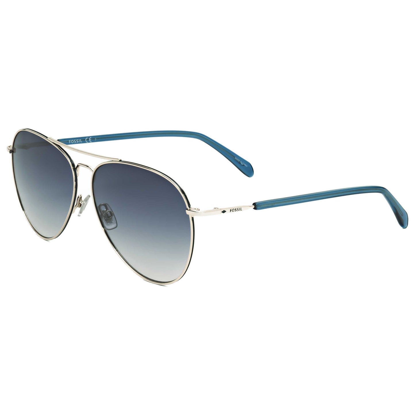 Front view of Fossil Women's Sunglasses FOS3102-G-S-03YG-58