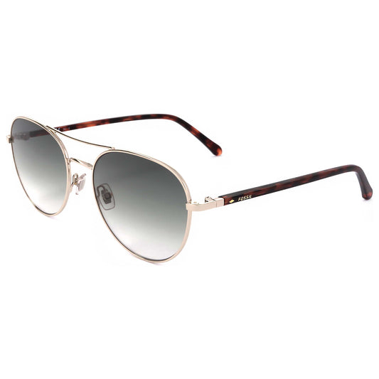 Front view of Fossil Women's Sunglasses FOS3123-G-S-3YG-55