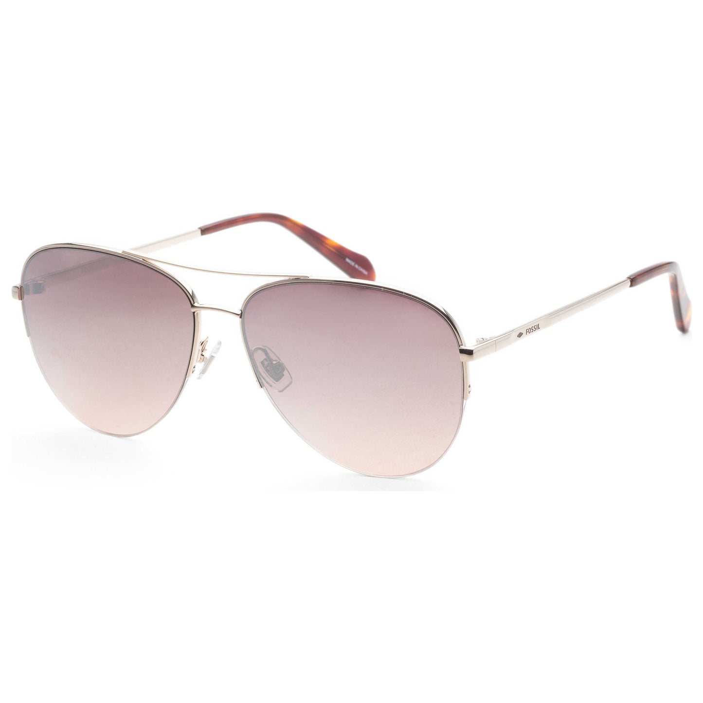 Front view of Fossil Women's Sunglasses FOS3137-G-S-3YG-58
