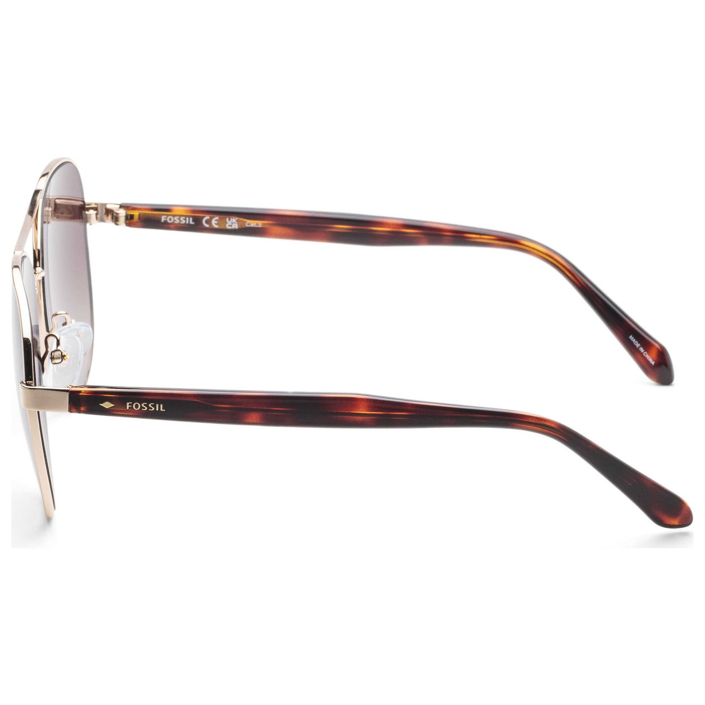 Left view of Fossil Women's Sunglasses FOS3150-G-S-06J-60