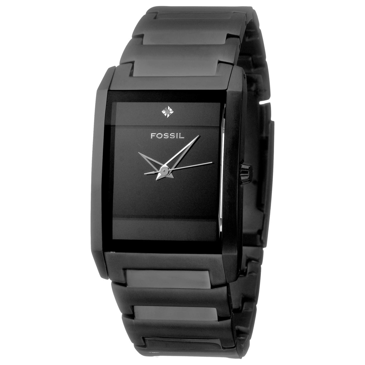 Front view of Fossil Diamond Men's Quartz Watch FS4303