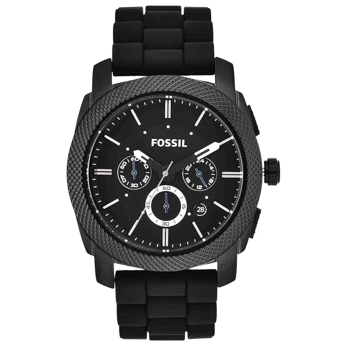 Front view of Fossil Machine Men's Quartz Watch FS4487